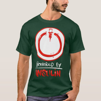 Angeregt durch Insulin Funny Insulin Zitat für Typ T-Shirt