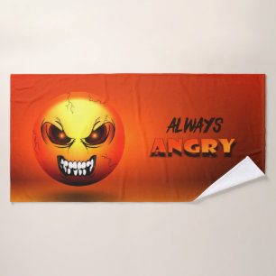 Angermoji-Badetuch Badehandtuch