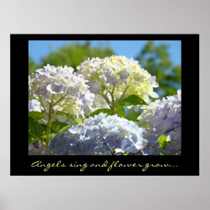 Anges chantent et fleurs poussent impressions d'ar