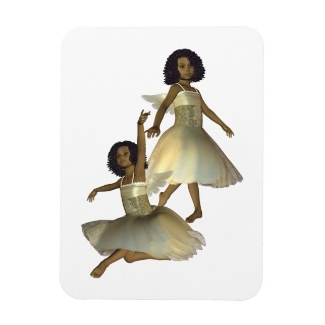 Anges de danse Magnet Premium (Vertical)