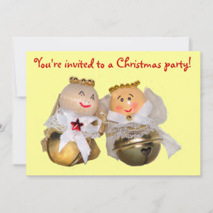 Anges Noël Fête Invitation