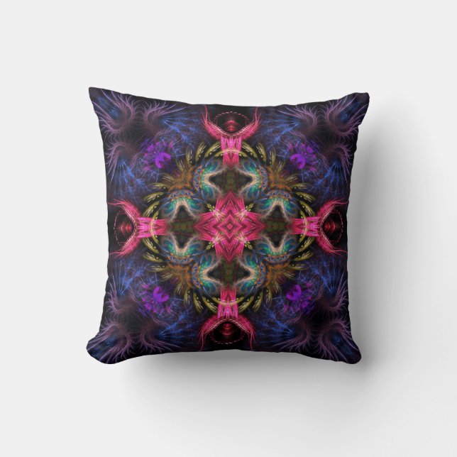 Anges roses ailes violettes Imaginaire Coussin de  (Recto)