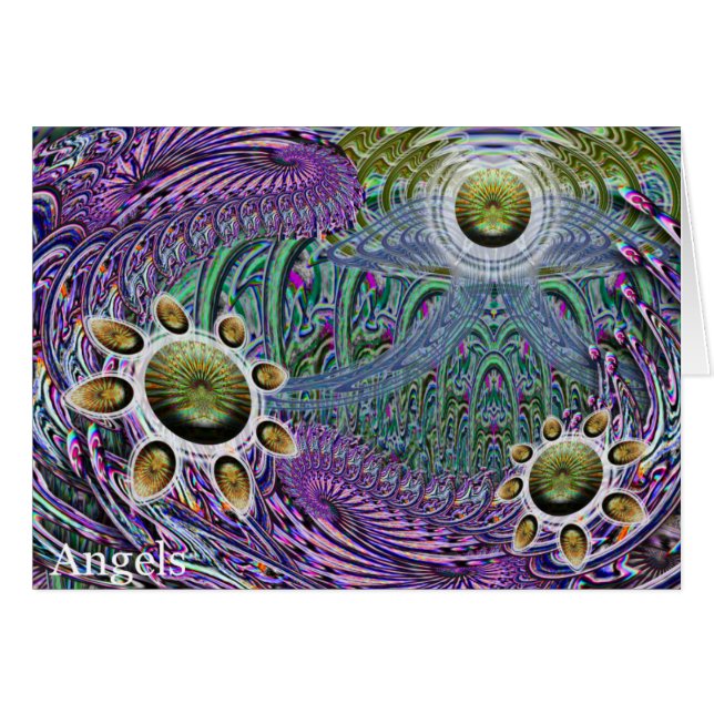 Anges : Trois par la carte huit (Devant horizontal)