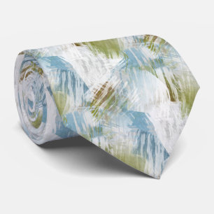 Angesagt Chic Lime Green Grey Blue Pinselstriche K Krawatte