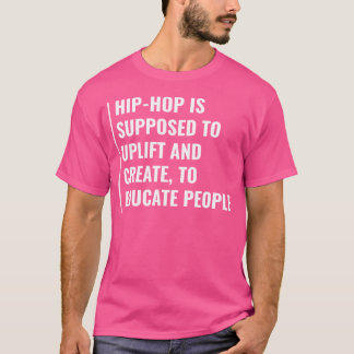Angesagt-Hop-Auftrieb und schaffen, um zu bilden. T-Shirt