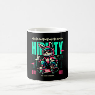 Angesagt-Hop-Hoppity - Skater Bunny Oster Kaffeetasse