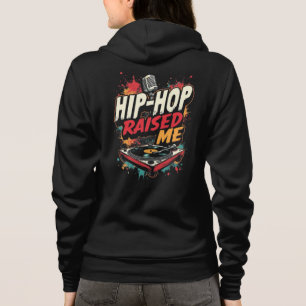Angesagt-hop Raised Me - Urban Rap Streetwear Desi Hoodie