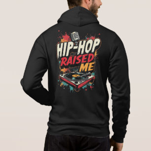 Angesagt-hop Raised Me - Urban Rap Streetwear Desi Hoodie