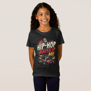 Angesagt-hop Raised Me - Urban Rap Streetwear Desi T-Shirt