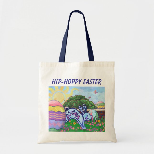 Angesagt Hoppy Oaster Bunny Bag Tragetasche (Vorne)