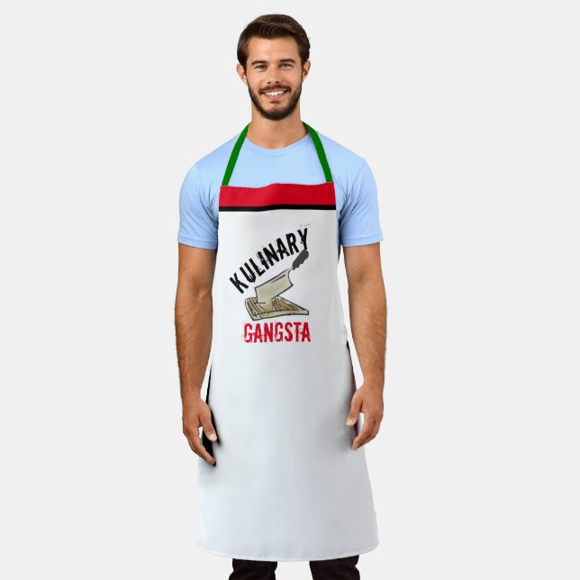 Angesagt Kulinarische Gangsta, Summer GRILLEN Gril Schürze (Getragen)