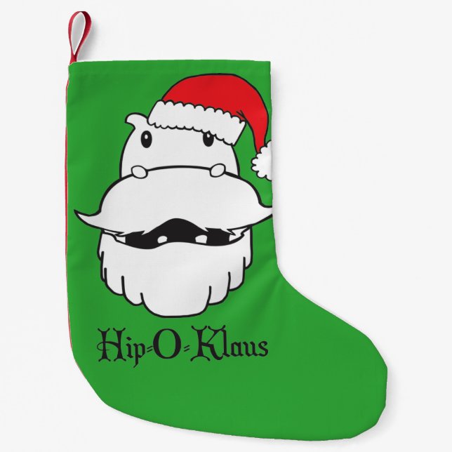 Angesagt-O-Klaus Kleiner Weihnachtsstrumpf (Vorderseite)