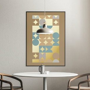 Angesagte Abstrakte Kreise Industrielle Fusion Art Foliendrucke