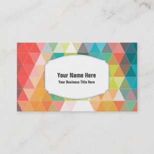 Angesagte coole Muster Visitenkarte