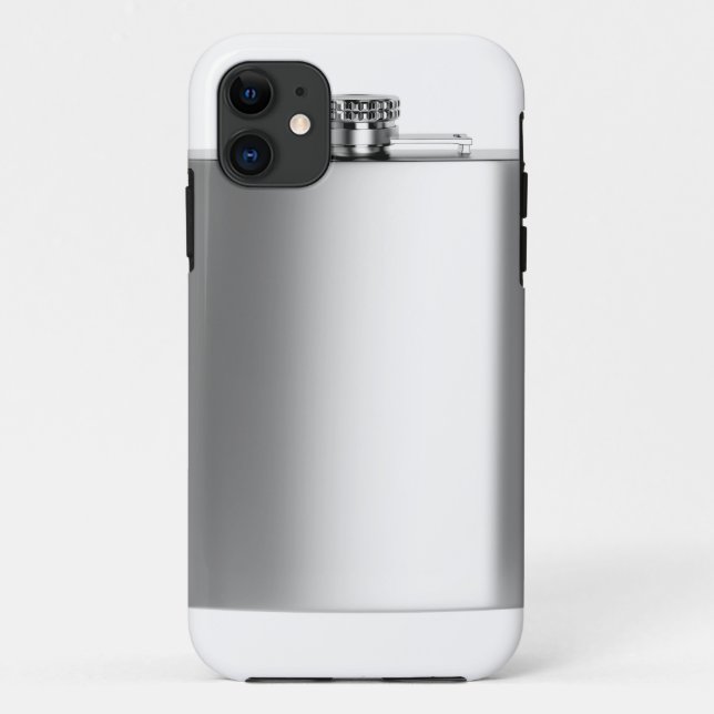 Angesagte Flasche des rostfreien Stahls Case-Mate iPhone Hülle (Rückseite)
