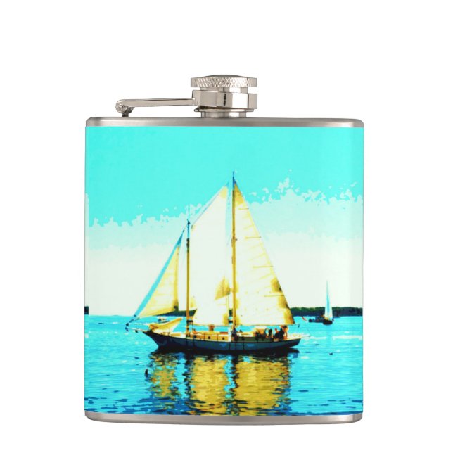 angesagte Flasche Flachmann (Vorderseite)