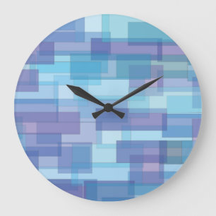 Angesagte Haus-Blau-Uhr Große Wanduhr