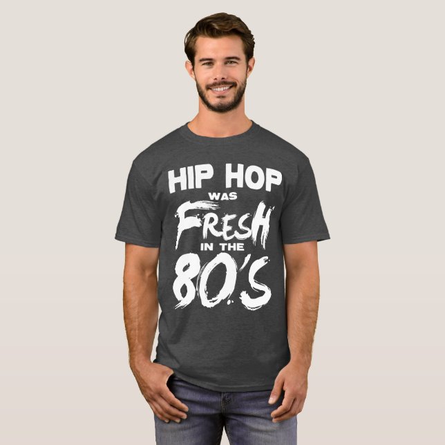 Angesagte Hopfenmusik war- in den achtziger Jahren T-Shirt (Vorne ganz)