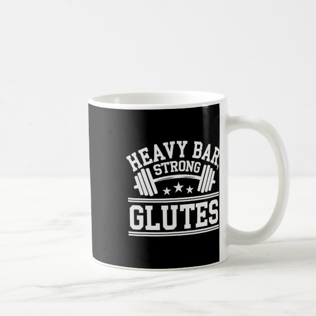 Angesagte Thrust Übung Bodybuilding Fitness Workou Kaffeetasse (Rechts)
