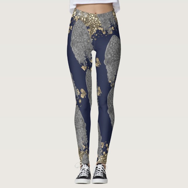 Angesagte und Funky Designer-Leggings Leggings (Vorderseite)