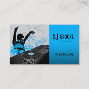 Angesagter Hopfendiskjockey-Disc-Jockey - Visitenkarte