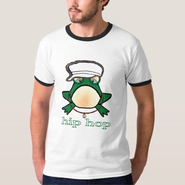 angesagter Hopfenfrosch T-Shirt (Vorderseite)