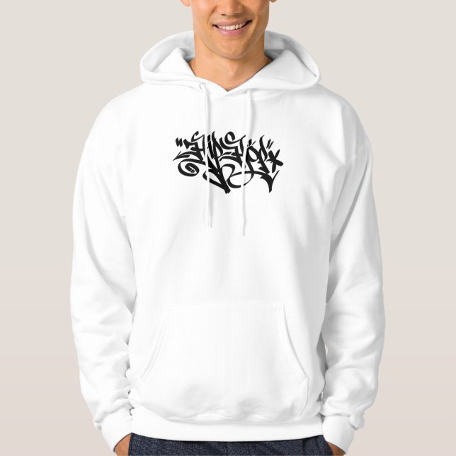 Angesagter HopfenGraffiti Hoodie (Vorderseite)