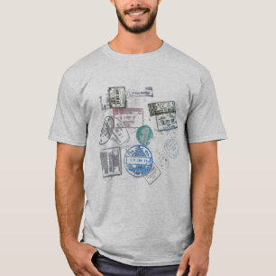 angesagter Reisender des Passvisumsreise-T - T-Shirt