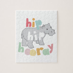 Angesagtes Angesagtes Hooray Gray Hippo Zeichnend 