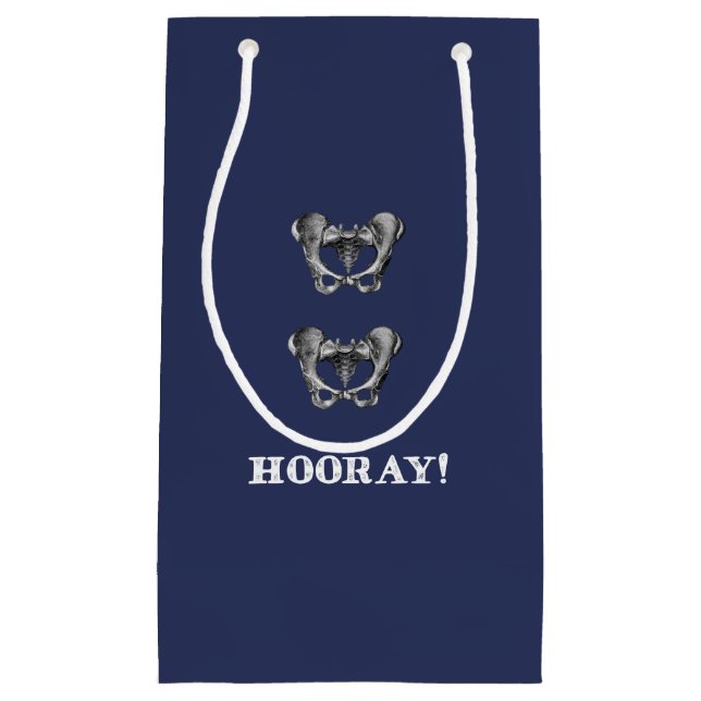Angesagtes angesagtes Hooray lustiges Kleine Geschenktüte (Vorderseite)