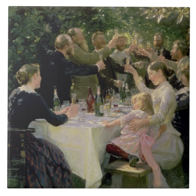 Angesagtes angesagtes Hurrah! Das Party der Fliese (Vorderseite)