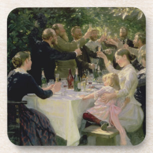 Angesagtes angesagtes Hurrah! Das Party der Getränkeuntersetzer