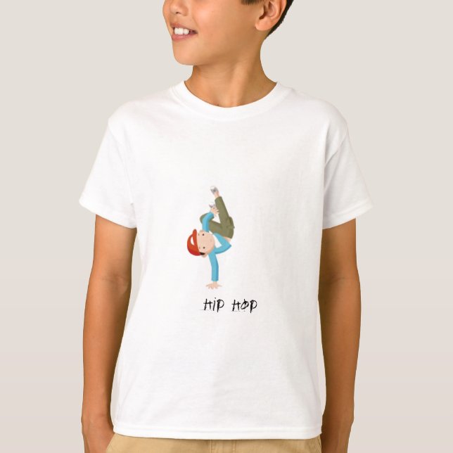 Angesagtes Hopfen der Tanzjungen T-Shirt (Vorderseite)