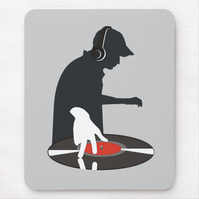 angesagtes Hopfen DJ Mousepad (Vorne)