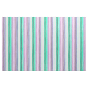 Angesagtes Violett Lila Pink Minze Grüne Streifen Stoff