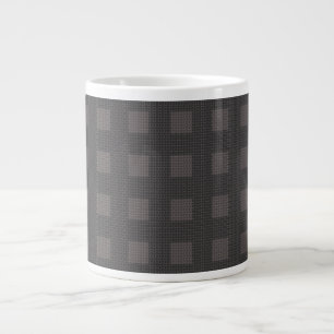 Angeschlossenes, gepunktetes Muster 01 Jumbo-Tasse