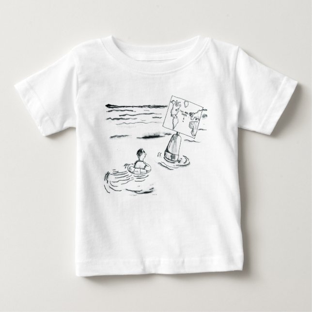 Angeschwemmt Baby T-shirt (Vorderseite)
