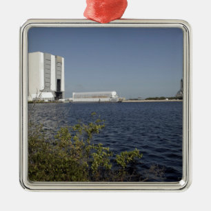 Angesehen über dem Becken, Raumfähre Atlantis Silbernes Ornament