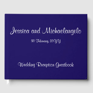 Angesehenes, einfaches Gästebuch zur Hochzeit/Ehe