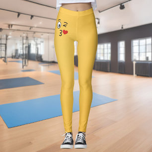 Angesicht, die einen Kuss werfen Leggings