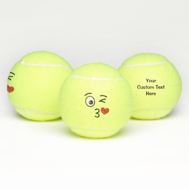 Angesicht, die einen Kuss werfen Tennisbälle (Multi)