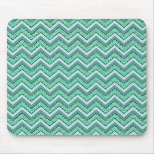 Angesicht Emerald Zickzack Pattern Mousepad