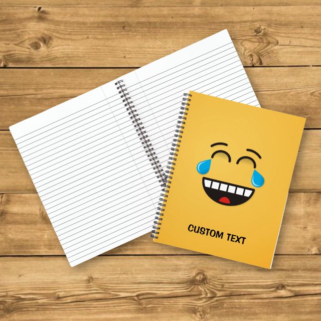 Angesicht mit Tränen der Freude Notizbuch (Von Creator hochgeladen)