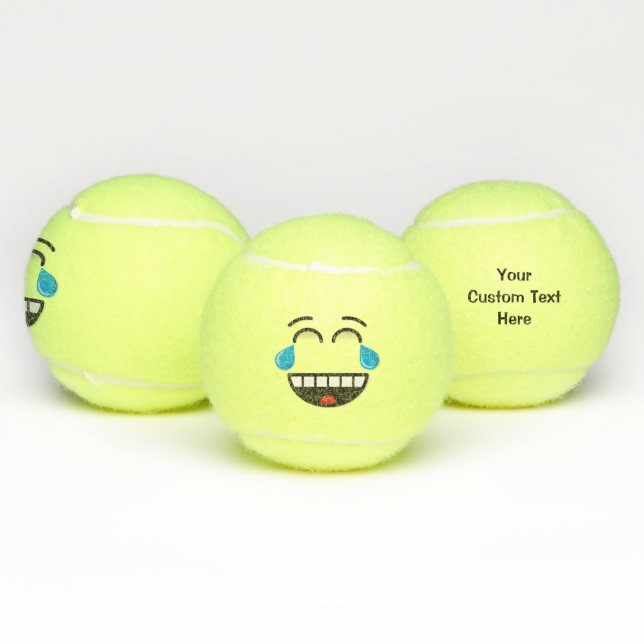 Angesicht mit Tränen der Freude Tennisbälle (Multi)