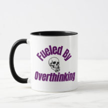 Angespornt durch Überdenken - kühne SchädelTasse