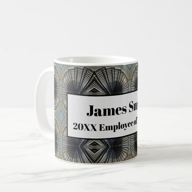Angestellter der Anerkennung für das Jahr Kaffeetasse (Vorderseite Links)