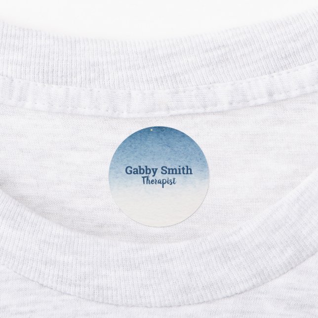 Angestellter des Gradienten Etiketten (Befestigt)