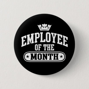 Angestellter des Monats Button