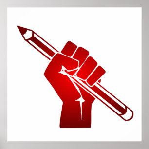 Angestifteter Fauststift Poster