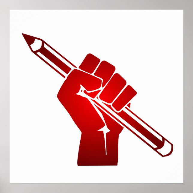 Angestifteter Fauststift Poster (Vorne)